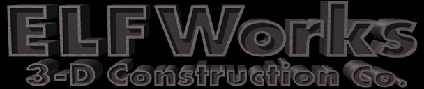 ELFWorks 3D Construction Company Logo